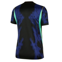 Camiseta Brasil Segunda Equipación Replica Mundial 2026 para mujer mangas cortas